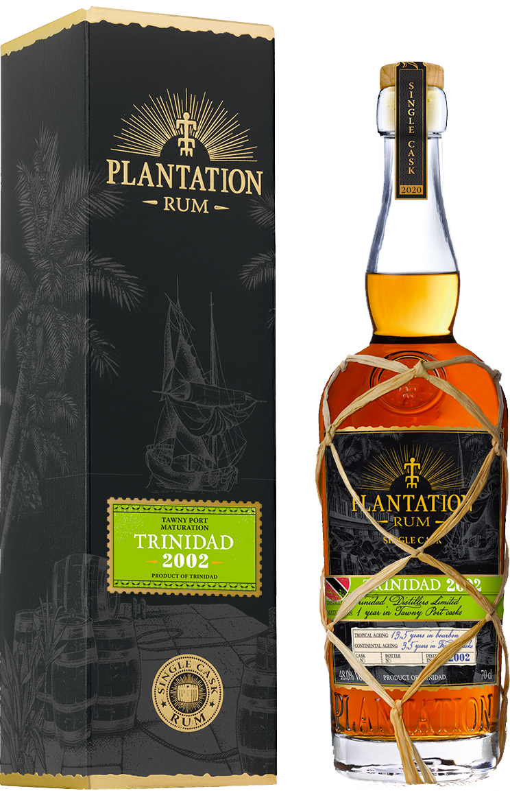 Plantation Rum Trinidad 2002 Single Cask Collection 2020, Tawny Port Cask Finish